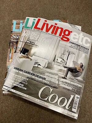 £8.99 • Buy Living Etc Magazine - June/July/Aug 2013 - 3 Issues FREE U.K SHIPPING