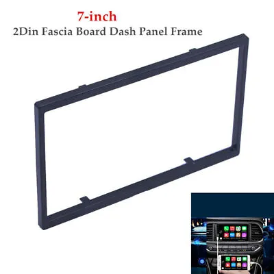 1PC Auto Car 7  Radio 2Din ABS Plastic Fascia Board Dash Panel Frame Kit • $15.19