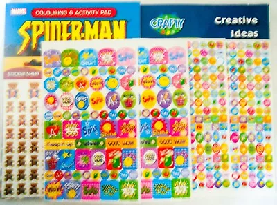£1.99 • Buy Spider-Man Colouring & Activity Book + 543 Stickers + Childrens Creative Ideas