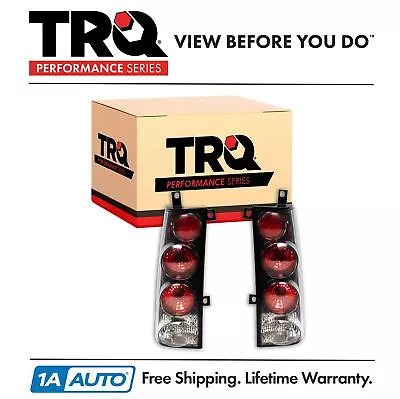 TRQ Performance Tail Light Clear Lens Black Housing For Savanna Express Van • $94.95