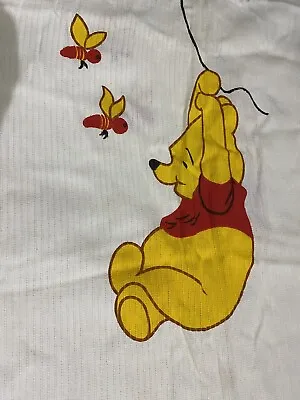  NOS Vintage SEARS Winnie The Pooh Drapes 60's CURTAIN X 2 Baby Child Kids Bear • $75