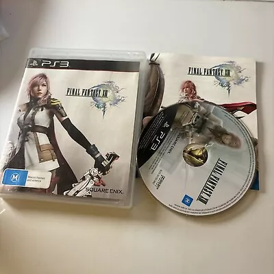 Final Fantasy XIII PS3 Game PlayStation 3 Complete With Manual • $15