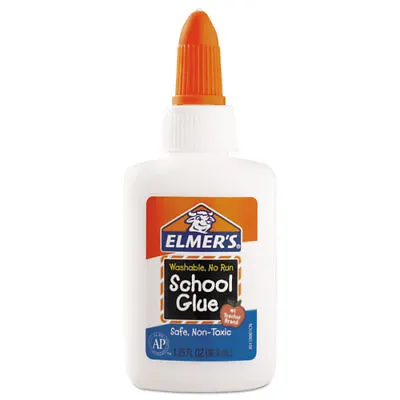 Elmer's Washable School Glue 1.25 Oz Dries Clear • $5.99