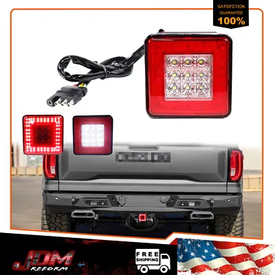 LED Towing Hitch Cover Light Running/Brake/Reverse For Truck/SUV W/ 2  Receiver • $19.99