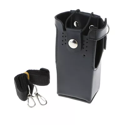 Walkie Talkie/Two Way Radio Case Holster Bag Pouch & Adjustable Shoulder Strap • £15.38