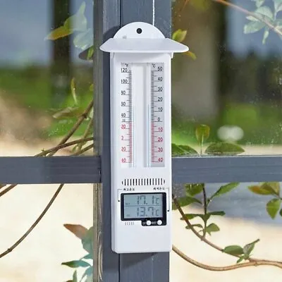 Smart Garden Useful Digital Max Min & Analogue Thermometer Indoor Or Outdoor  • £13.69