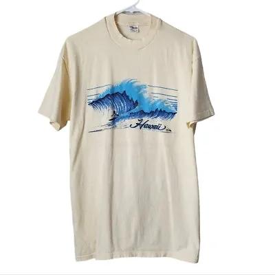 HAWAII X VINTAGE Tourist Tee Graphic Tee Shirt Single Stitch Ocean Graphic XL • $49.99