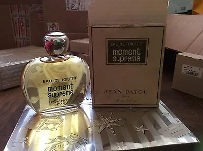 Femme MOMENT SUPREME Eau De Toilette 4 Oz JEAN PATOU 120ml Splash Perfume RARE  • $183.23