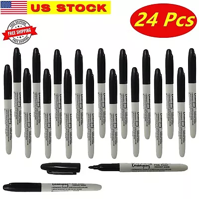 24 Pcs Permanent Markers Fine Point Fine Tip Quick Dry Sharp Marker Set • $11.99