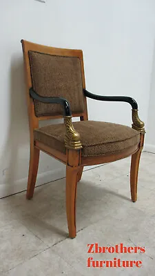 Century Furniture Cheetah Serpents Living Room Lounge Arm Chair Biedermeier B • $422.10