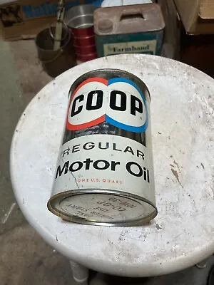 $9.99 • Buy Vintage Co-op Motor Oil Metal Can
