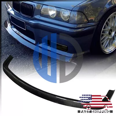 For 1992 1993 1994 1995 1996 1997 1998 1999 BMW E36 M3 A Style Carbon Front Lip • $379.88