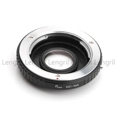 Minolta MD MC Lens To Minolta MA & Sony Alpha Mount Adapter With Optical Glass • $17.21