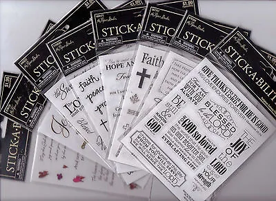 The Paper Studio Stickabilities RELIGIOUS Themed Stickers~U Choose! Quick Ship • $2.49