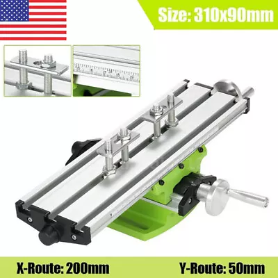 Compound Milling Machine Work Table Cross Slide Bench Drill Vise Fixture BG6300 • $49.39