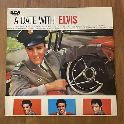 NM LP Elvis Presley ‎– A Date With Elvis .. RVP-6211 Japan LP • $30