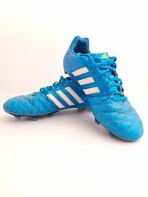 Adidas 11 Nova TF Solar Blue White Soccer Boots Size 4.5 Youth Teenager • $19.50