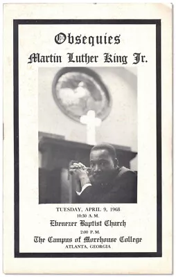 Martin Luther King Jr. / Obsequies Martin Luther King Jr Tuesday April 9 1968 • $1100