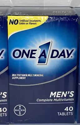 One A Day Men's Multivitamin Tablets For Men 40 Count Complete Multivitamin  • $6.74