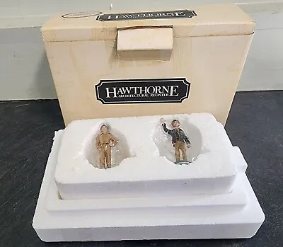 Hawthorne Village Welcome To Mayberry Andy Griffith  Andy And Barney  Figurines • $200