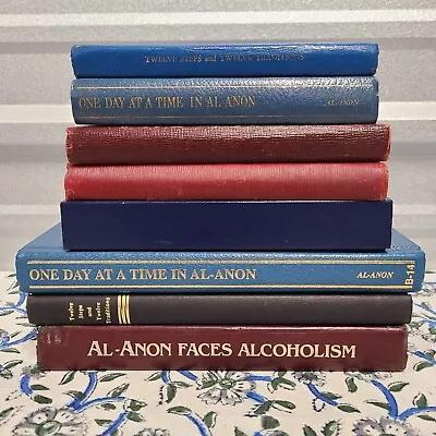 Lot Of 8 - Alcohol Recovery Al-Anon Alcoholics Anonymous AA Self-Help Books Vtg • $46.59