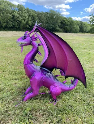 LIBELLE  THE DRAGON Metal Garden Dragons Ornament Fantasy Sculpture Outdoors  • £59.99