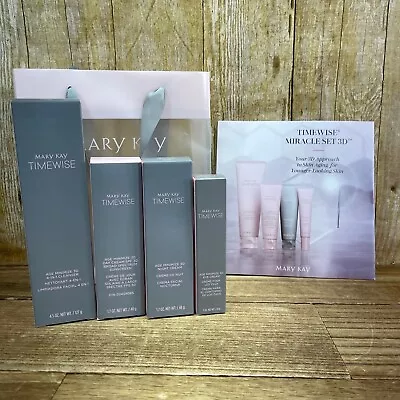 Mary Kay Timewise Miracle Set 3D Normal To Dry Skin. New In Boxes. • $49.99