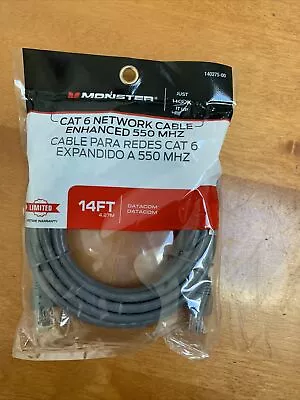 Monster 140275-00 Cat 6 Networking Cable 14 Ft • $17.50