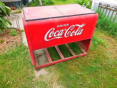 Vintage Coca Cola Commercial Cooler Original Cond. New Orleans  Pick Up Only • $299