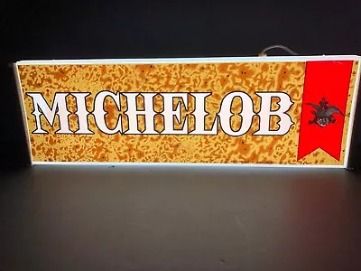 Vintage MICHELOB Lighted Beer Sign Anheuser Busch Advertising WORKS • $149.99