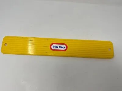 Vintage Little Tikes Tykes Party Kitchen Blue Roof Lower Kick Plate Logo • $3.98