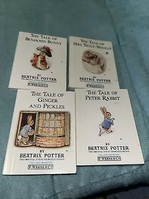 Beatrix Potter f Warne And Coset Of 4 Miniature Books • $9.99