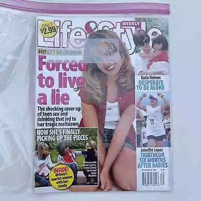 Life & Style Magazine - Sept. 29 2008 - Britney Spears Katie Holmes JLO • $13.59