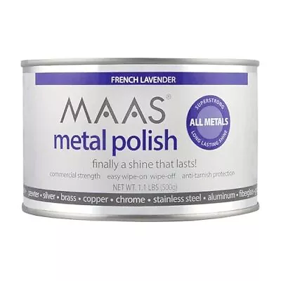 MAAS Metal Polish 1.1 Pound Can - Clean Shine And Polish Safe Protective  • $67.97