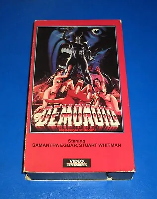1988 Demonoid: Messenger Of Death (1981) VHS Movie Cult Horror Video Treasures  • $20.99