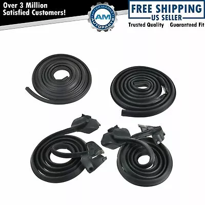 Door Roofrail & Trunk Weatherstrip Seals Set For Buick Chevy Oldsmobile Pontiac • $214.29