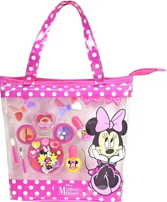 Disney Minnie Mouse Makeup Tote Bags Kids Girls Activity Bags Toys Gift • £9.99