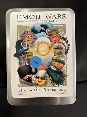 Emoji Wars Fantasy Card Game Twizmo Tin Box Magic Strength Gathering The Pokemon • $5