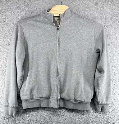 LL Bean Mens Katahdin Iron Works Heavyweight Full Zip Sweatshirt Jacket Medium M • $20.18