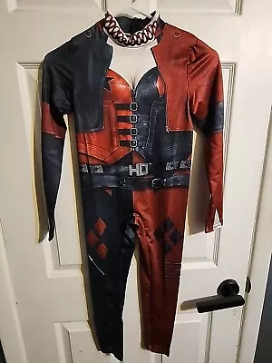 Kids Harley Quinn Suicide Squad Bodysuit Morphsuit Costume XL • $18.99