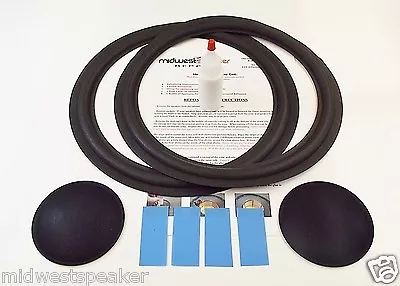 Marantz HD77 HD-77 12  Woofer Foam Kit - Speaker Repair W/ Shims & Dust Caps! • $26.95