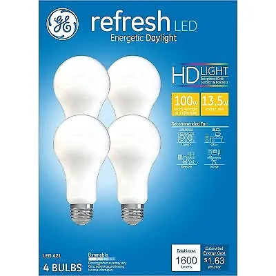 General Electric 4pk Refresh 100w Aline LED Light Bulbs • $16.99