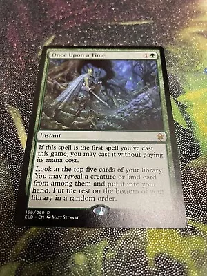 Once Upon A Time Throne Of Eldraine Mtg Magic Gathering • $0.91