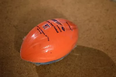 New Vintage Marvlee Rocket Pro Mini Bullet Foam Football Orange Blue # 109 • $17.95