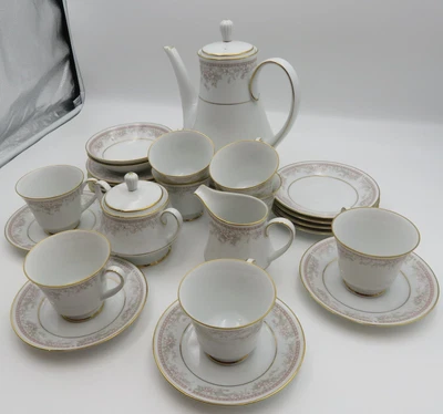 £75 • Buy Noritake Tea Set, Legendary Bonaventure, 27 Pieces Vintage Tea Set With Extras