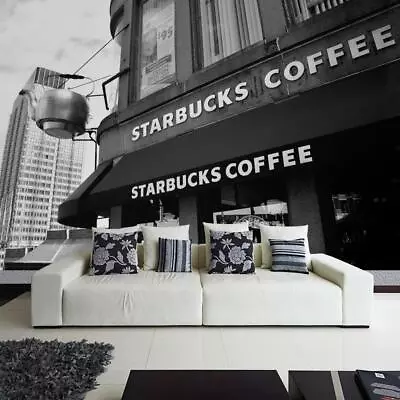 Photo Wallpaper Wallpaper USA Starbucks Coffee Fantasy Seattle Washington USA • £103.37