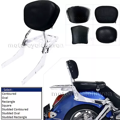 Sissy Bar Backrest With Luggage Rack For 2002-up Honda ( R S N ) VTX1300 VTX1800 • $165.70