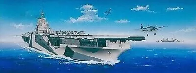 U. S. Uss Aircraft Carrier CV-14 Ticonderoga Ship 1:3 50 Plastic Kit • $112.44