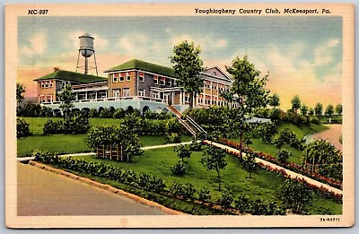 Vtg McKeesport Pennsylvania PA Youghlogheny Country Club 1930s View Postcard • $19.98