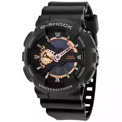 Casio G-Shock Black Dial Resin Men's Watch GA110RG-1A • $89.89